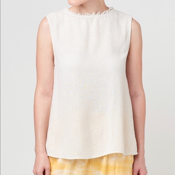 Tina Jo Raw Neck Muscle Tee Eden - Picture 3 of 8